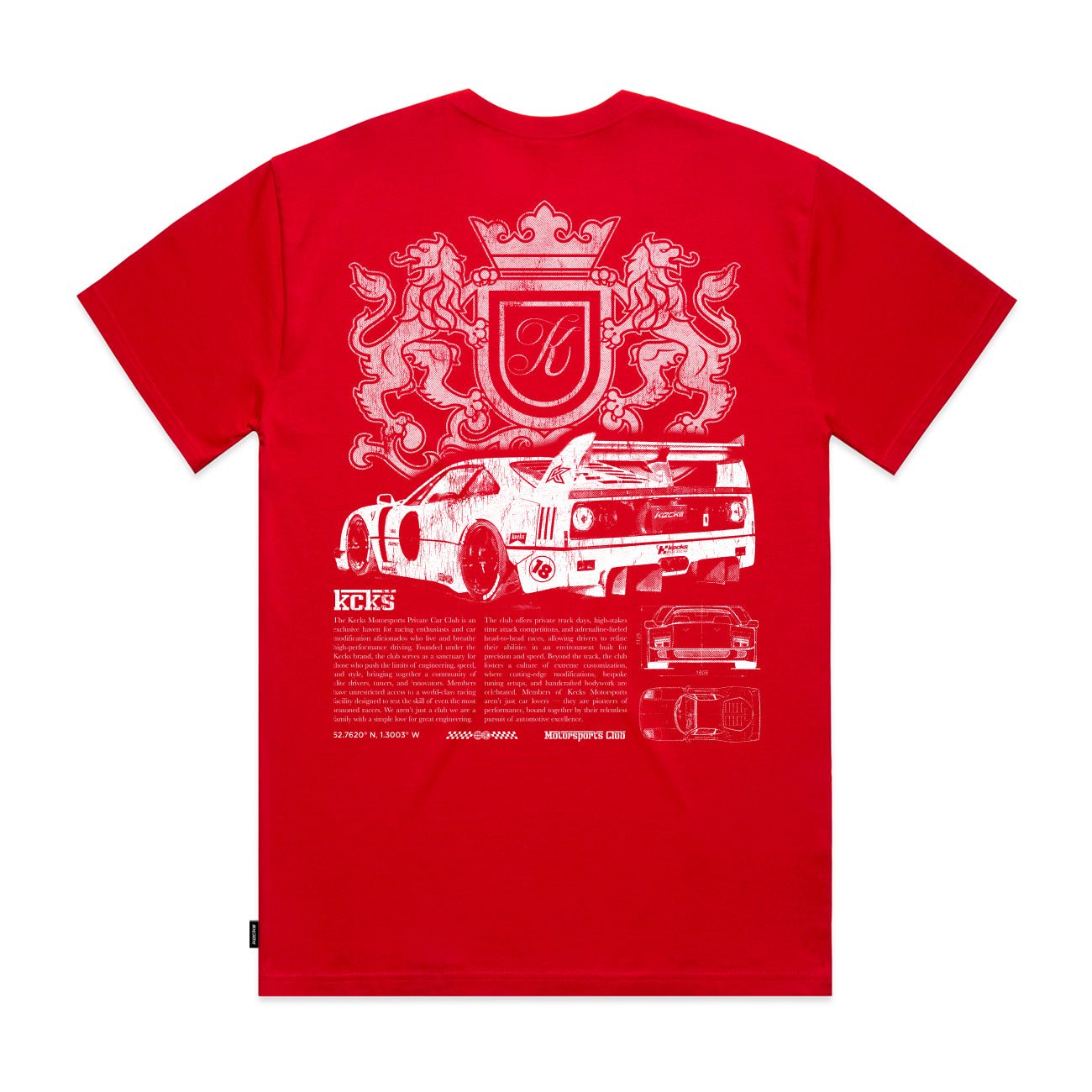 Italia Red Tee - Kecks
