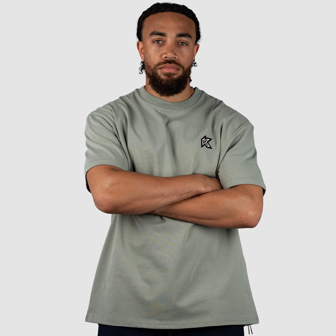 K - Icon Heavyweight T-Shirt – Sage - Kecks