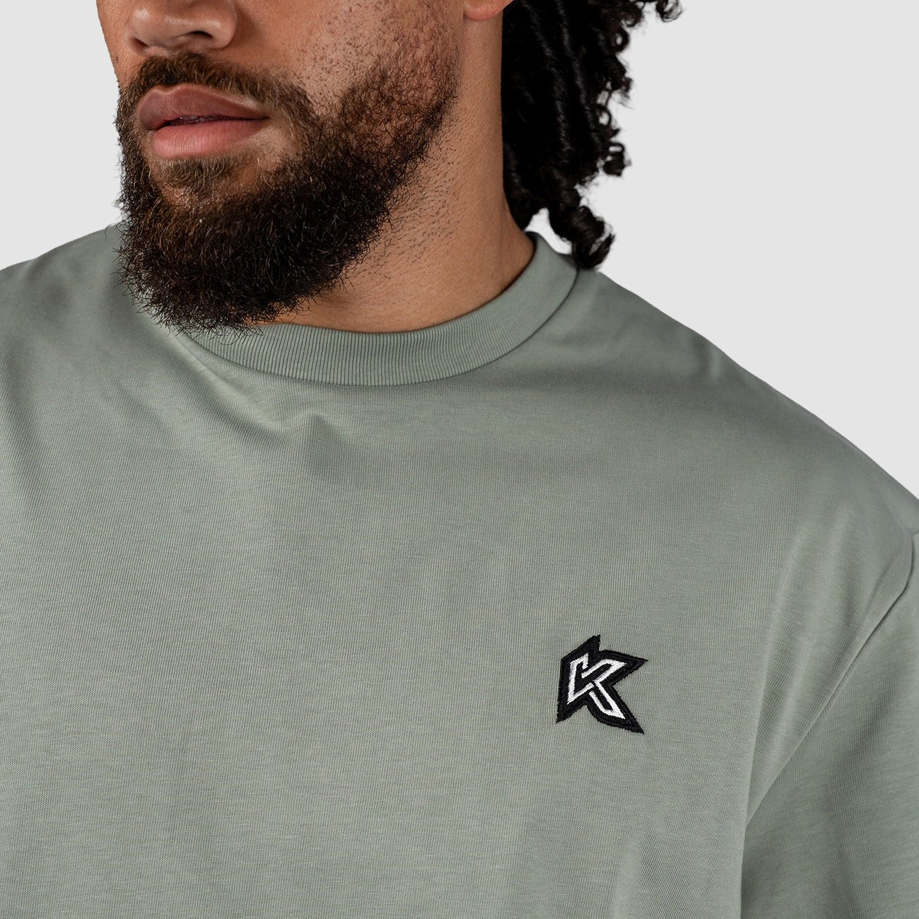 K - Icon Heavyweight T-Shirt – Sage - Kecks