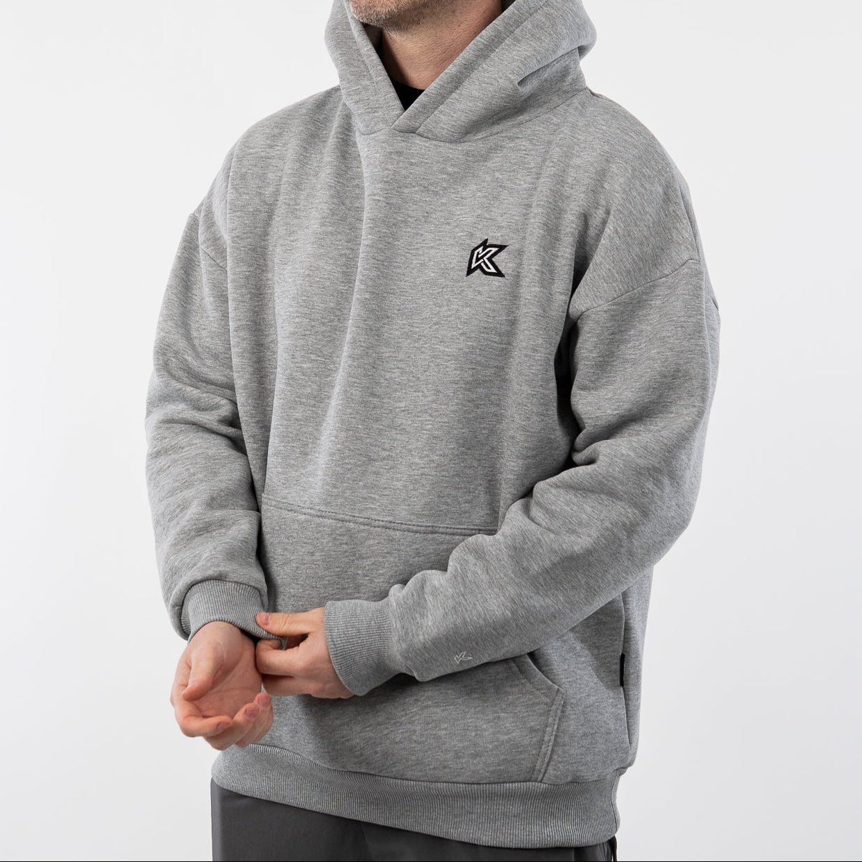 K Icon Hoodie Grey | Kecks
