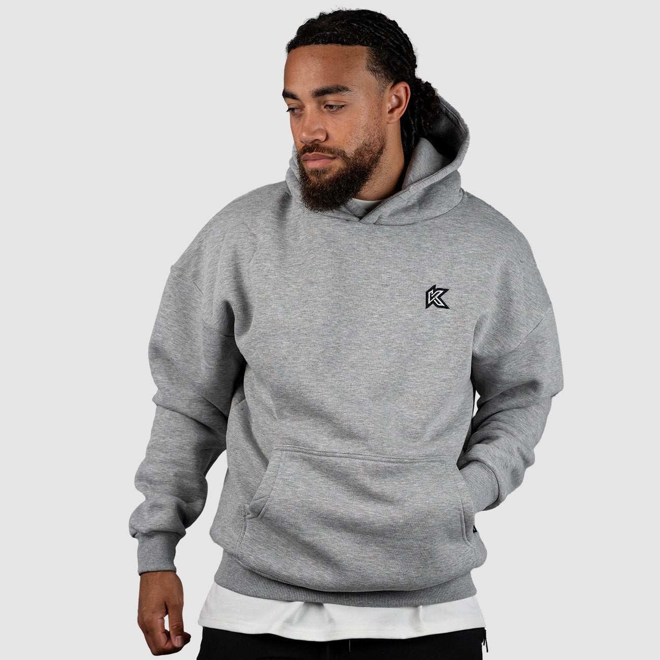K Icon Hoodie Grey - Kecks