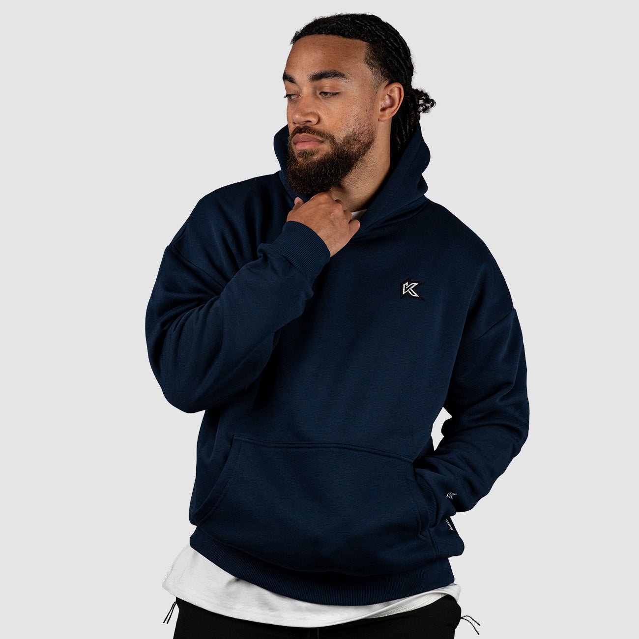 K Icon Hoodie Navy - Kecks