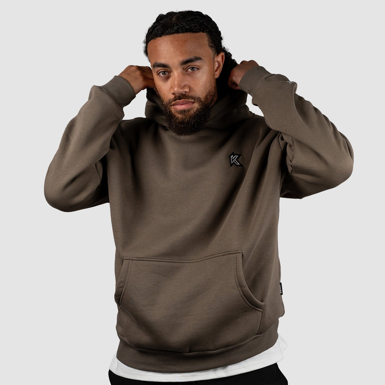 K Icon Hoodie Stone - Kecks