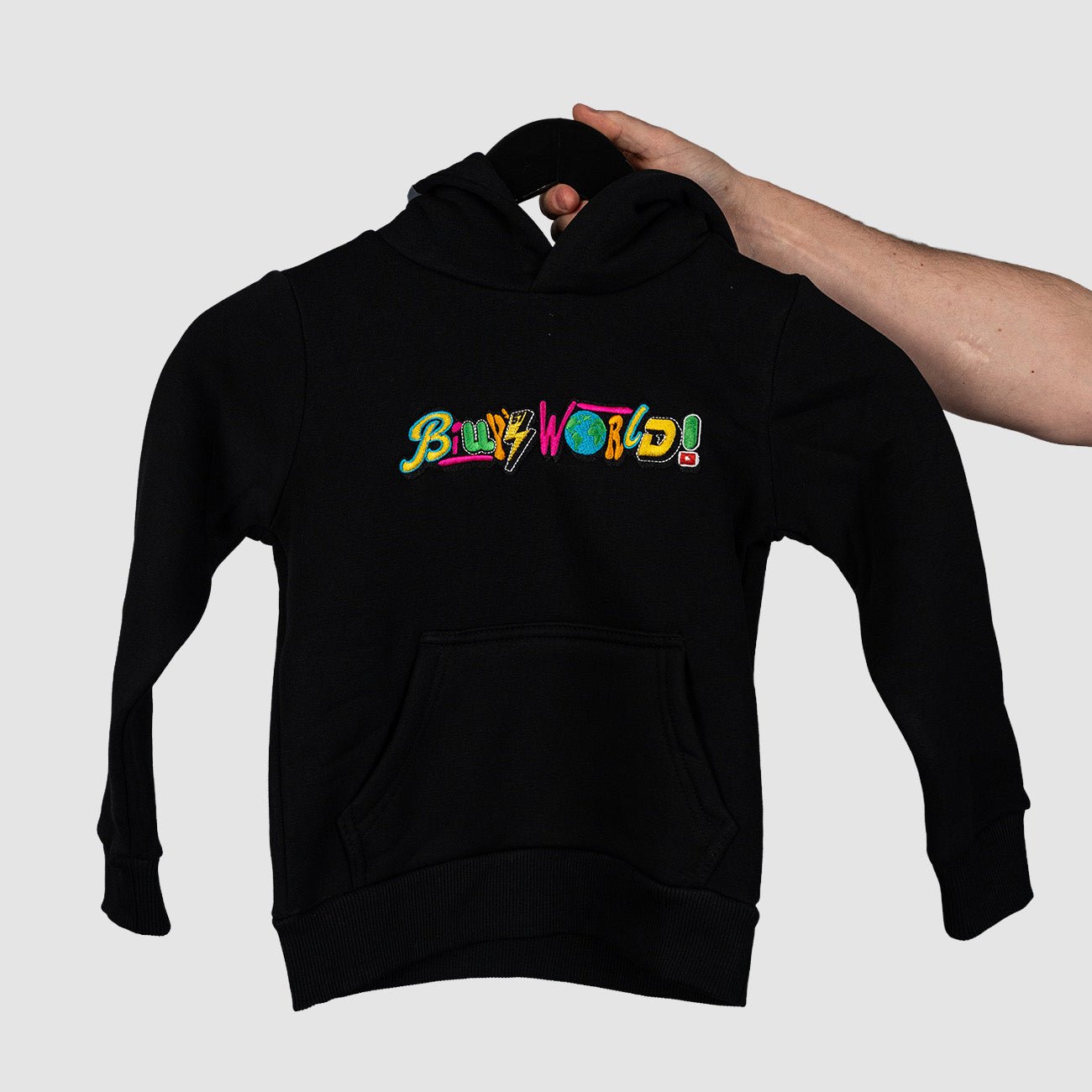 Kids Billys World Hoodie - Black - Kecks