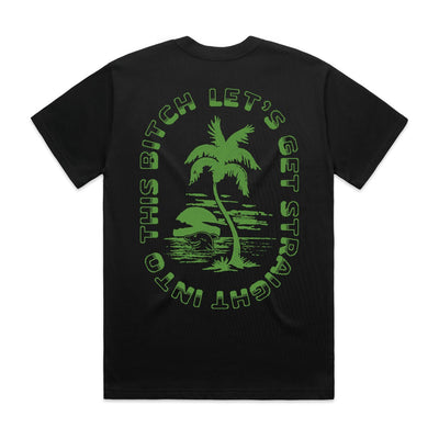 Lets Get Straight Tee – Black - Kecks