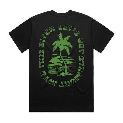 Lets Get Straight Tee – Black - Kecks