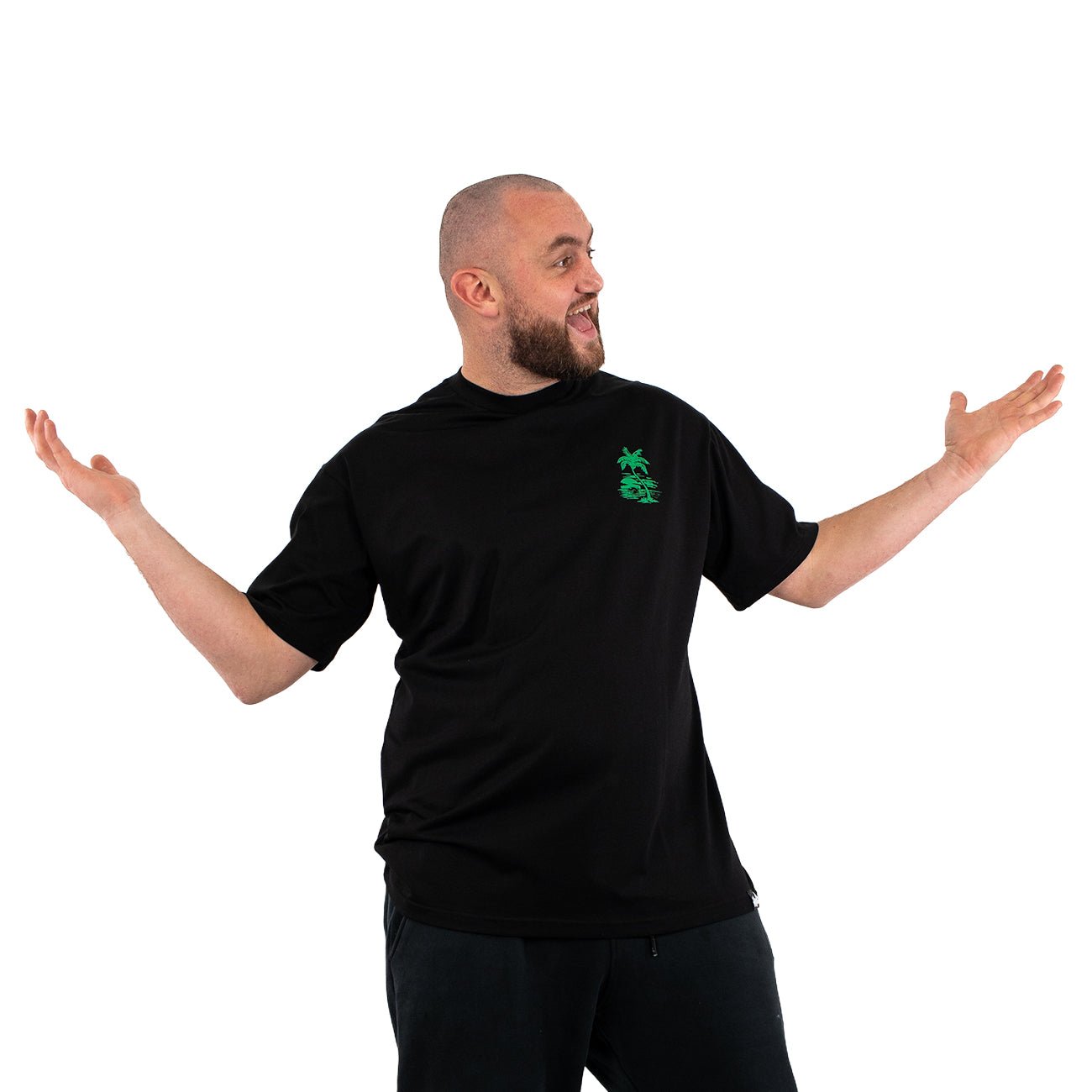 Lets Get Straight Tee – Black - Kecks