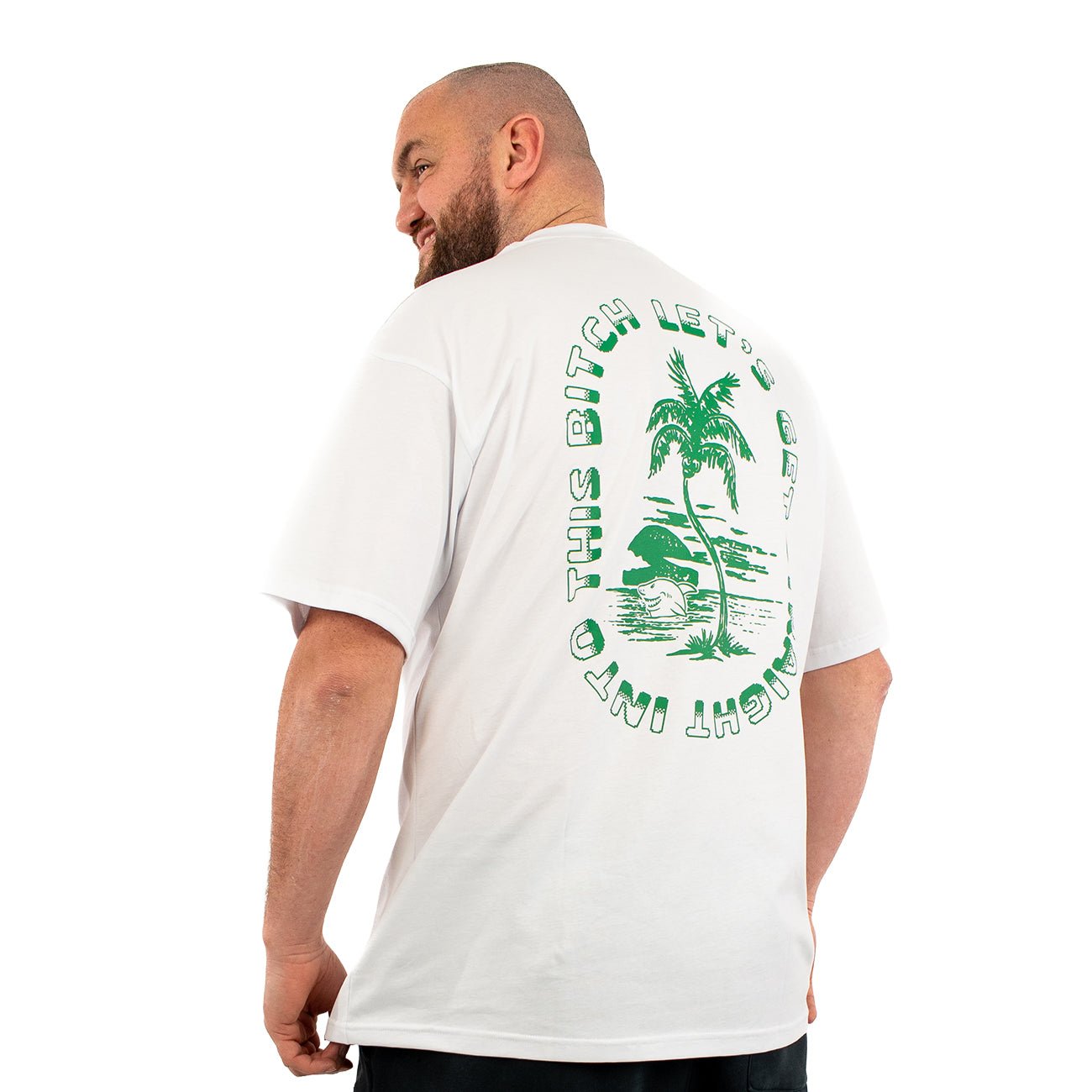 Lets Get Straight Tee – White - Kecks