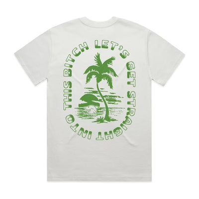 Lets Get Straight Tee – White - Kecks