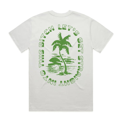 Lets Get Straight Tee – White - Kecks