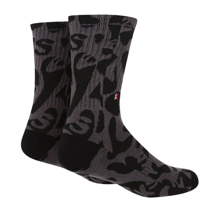 Liquid Black Crew Sock - Kecks