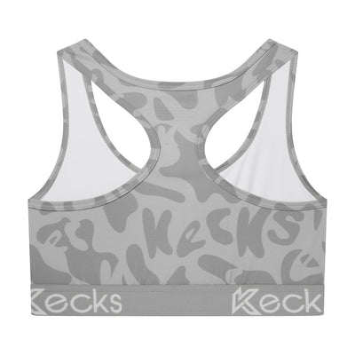Liquid Grey Sports Bralette - Kecks