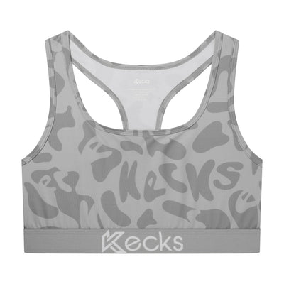 Liquid Grey Sports Bralette - Kecks