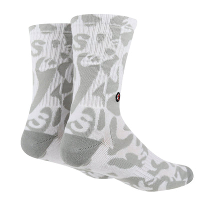 Liquid White Crew Sock - Kecks