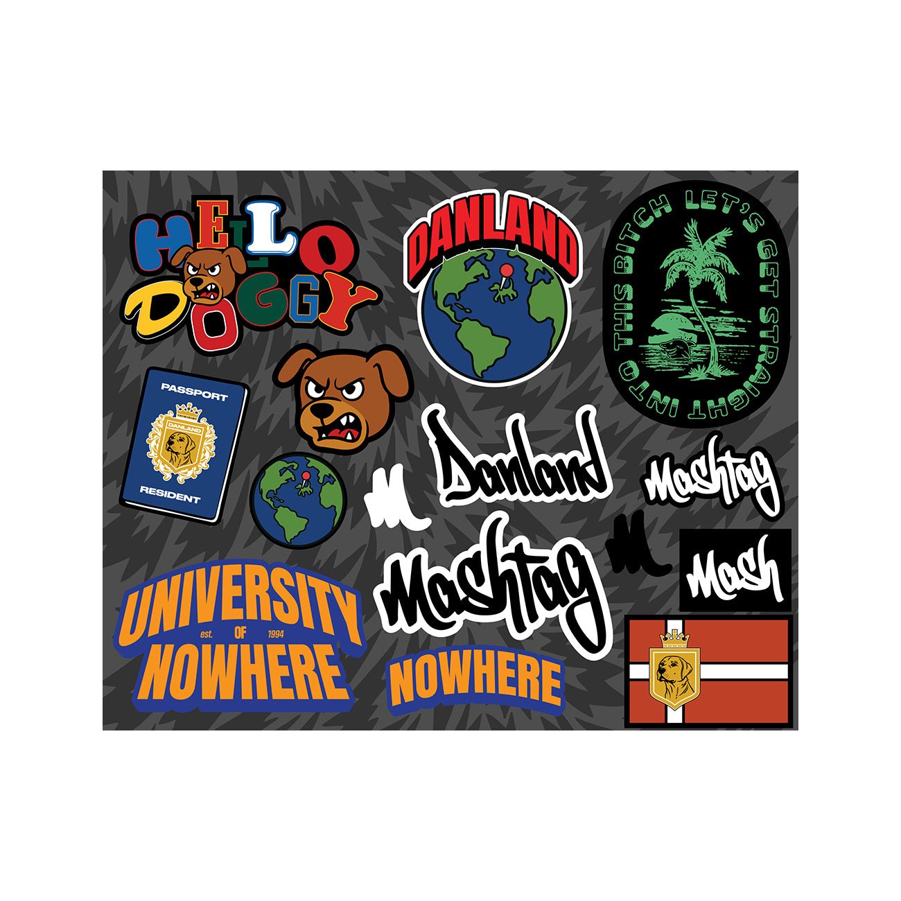 Mashtag Sticker Sheet - Kecks