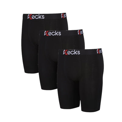 Mens Black Multipack Boxer Shorts - Kecks