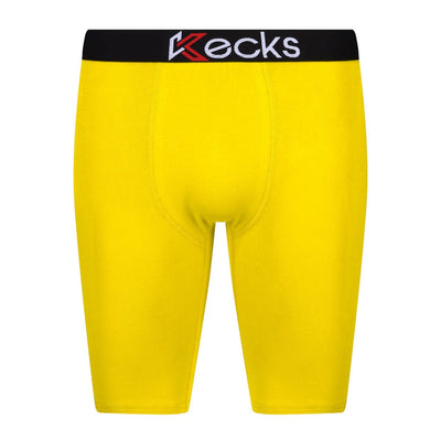Mens Yellow Multipack Boxer Shorts - Kecks