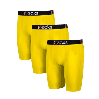 Mens Yellow Multipack Boxer Shorts - Kecks