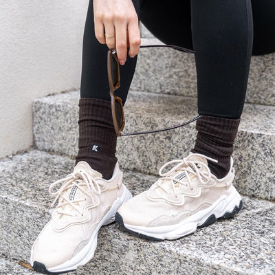Mocha Crew Sock - Kecks