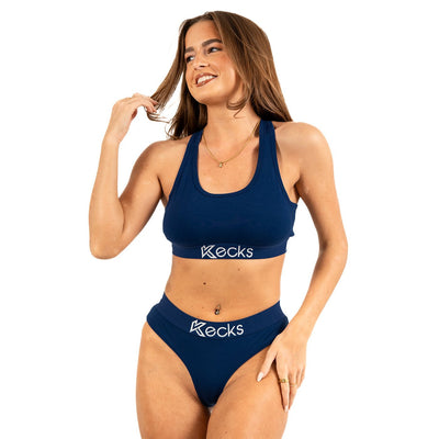 Navy Modal Sports Bralette - Kecks