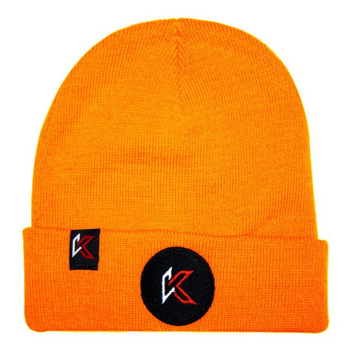 Orange K Icon Beanie Hat - Kecks