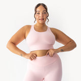 Pastel Pink Active Sports Bra - Kecks