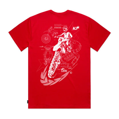Phase Red Tee - Kecks