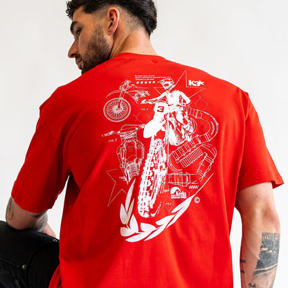 Phase Red Tee - Kecks
