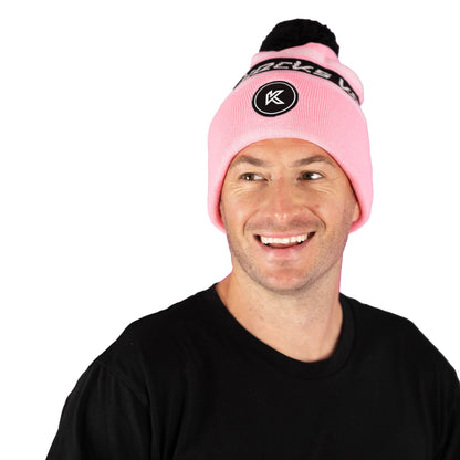 Pink Bobble Hat - Kecks