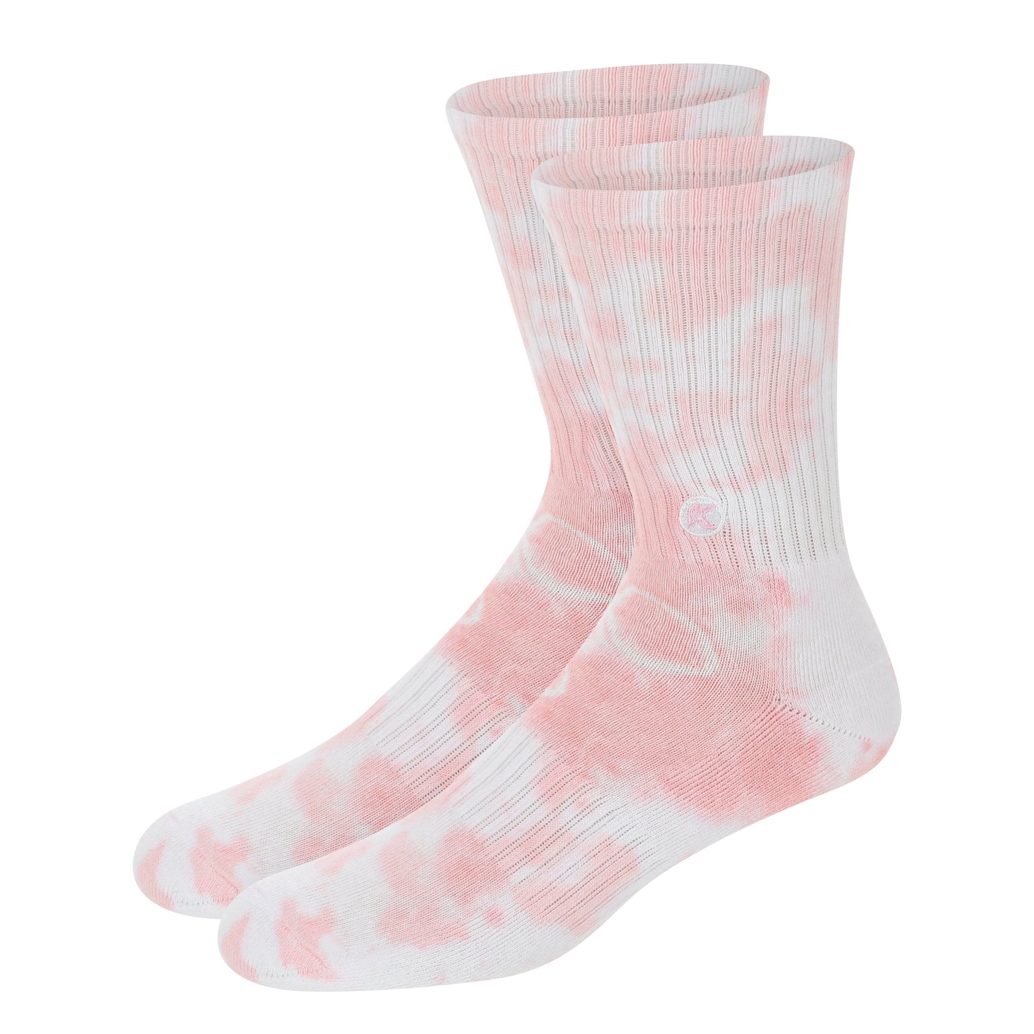 Pink Tie Dye Crew Sock - Kecks