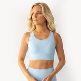 Powder Blue Active Sports Bra - Kecks