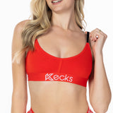 Red Modal Lounge Bralette - Kecks