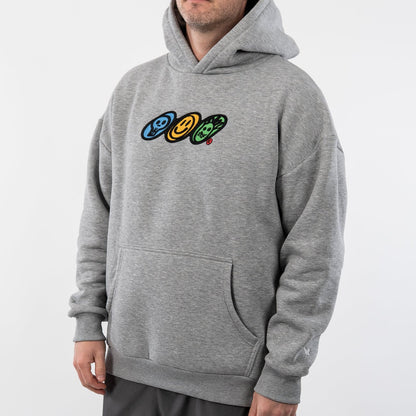 Smiley Grey Hoodie - Kecks