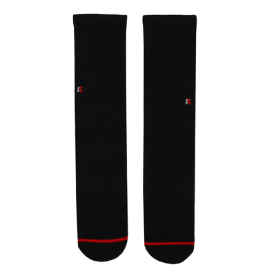 Solid Black Crew Sock - Kecks
