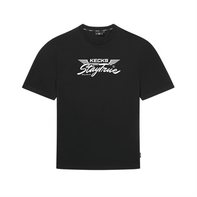 Stay True Heavyweight T-Shirt – Black - Kecks