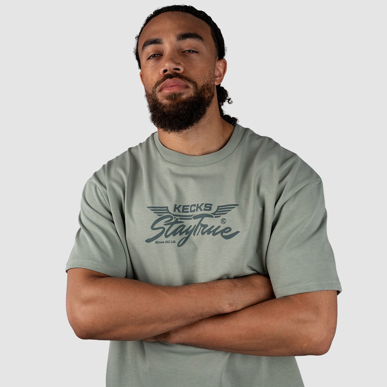 Stay True Heavyweight T-Shirt – Sage - Kecks