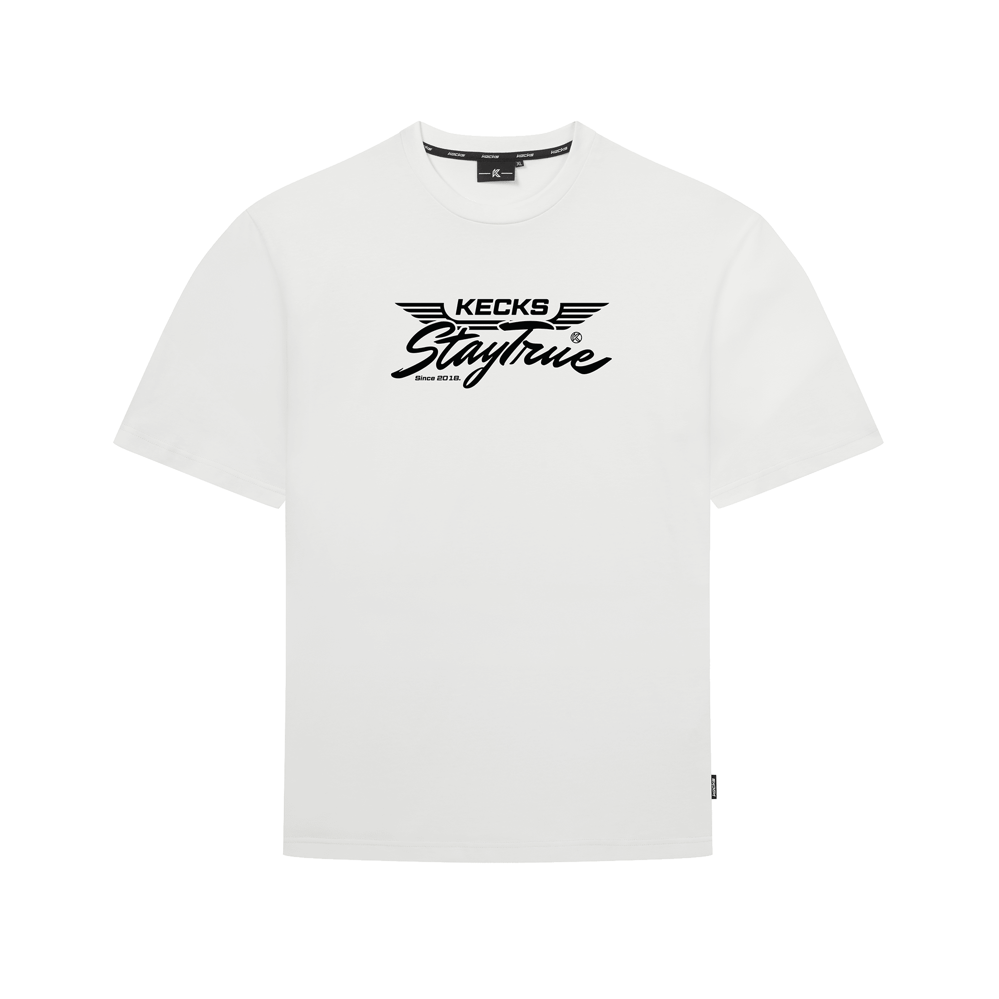 Stay True Heavyweight T-Shirt – White - Kecks