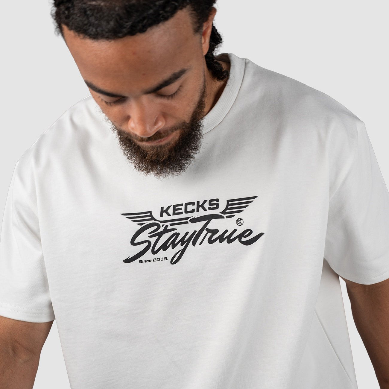 Stay True Heavyweight T-Shirt – White - Kecks