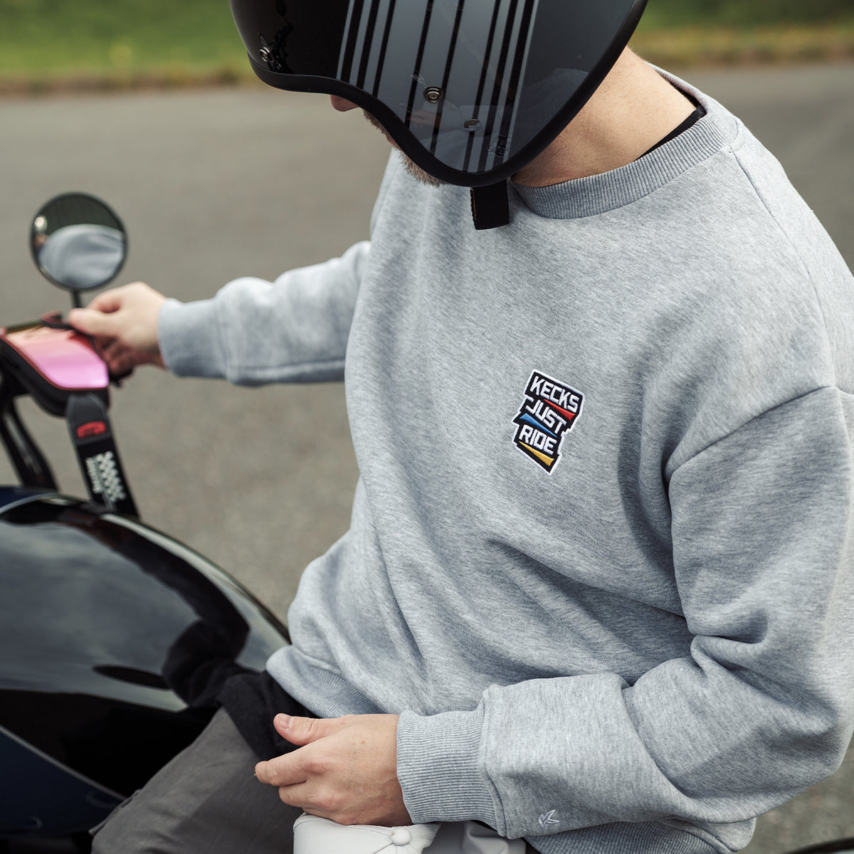 Just Ride Sweatshirt - Grey