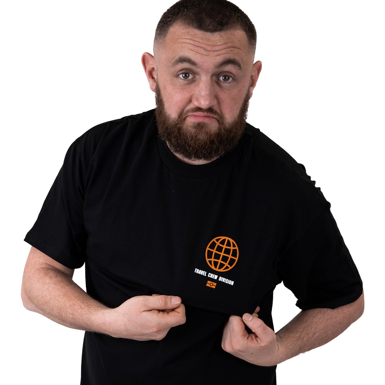 Travel Crew T Shirt Black - Kecks