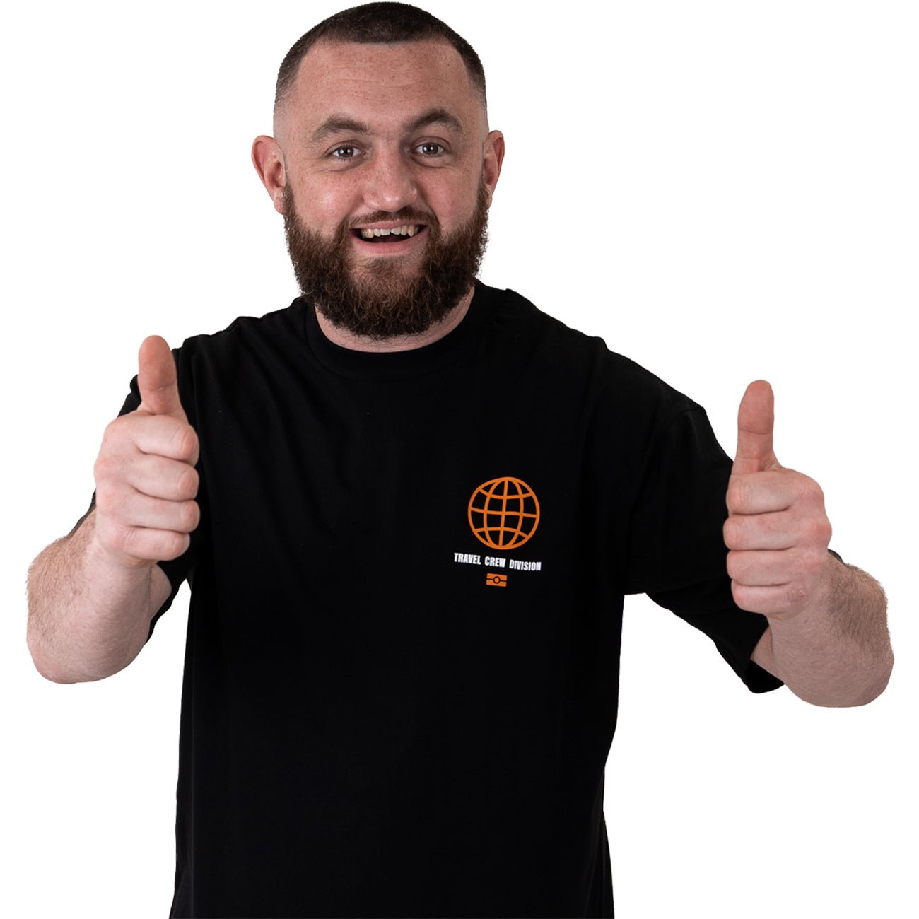 Travel Crew T Shirt Black - Kecks