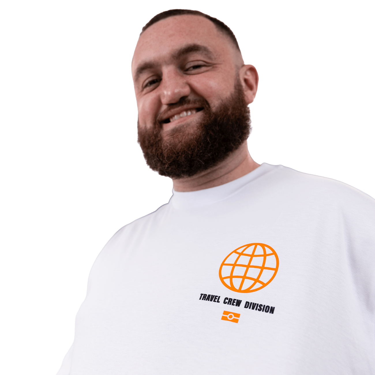 Travel Crew T Shirt White - Kecks