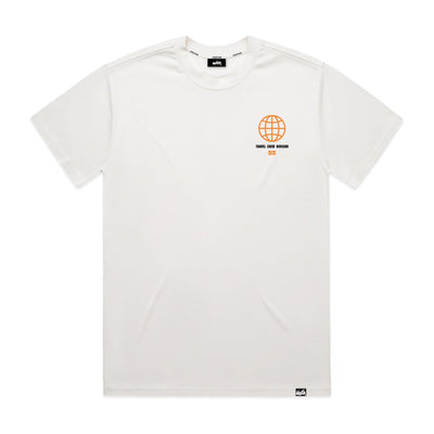 Travel Crew T Shirt White - Kecks