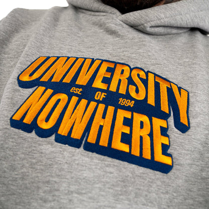University Of Nowhere Hoodie – Grey Marl - Kecks