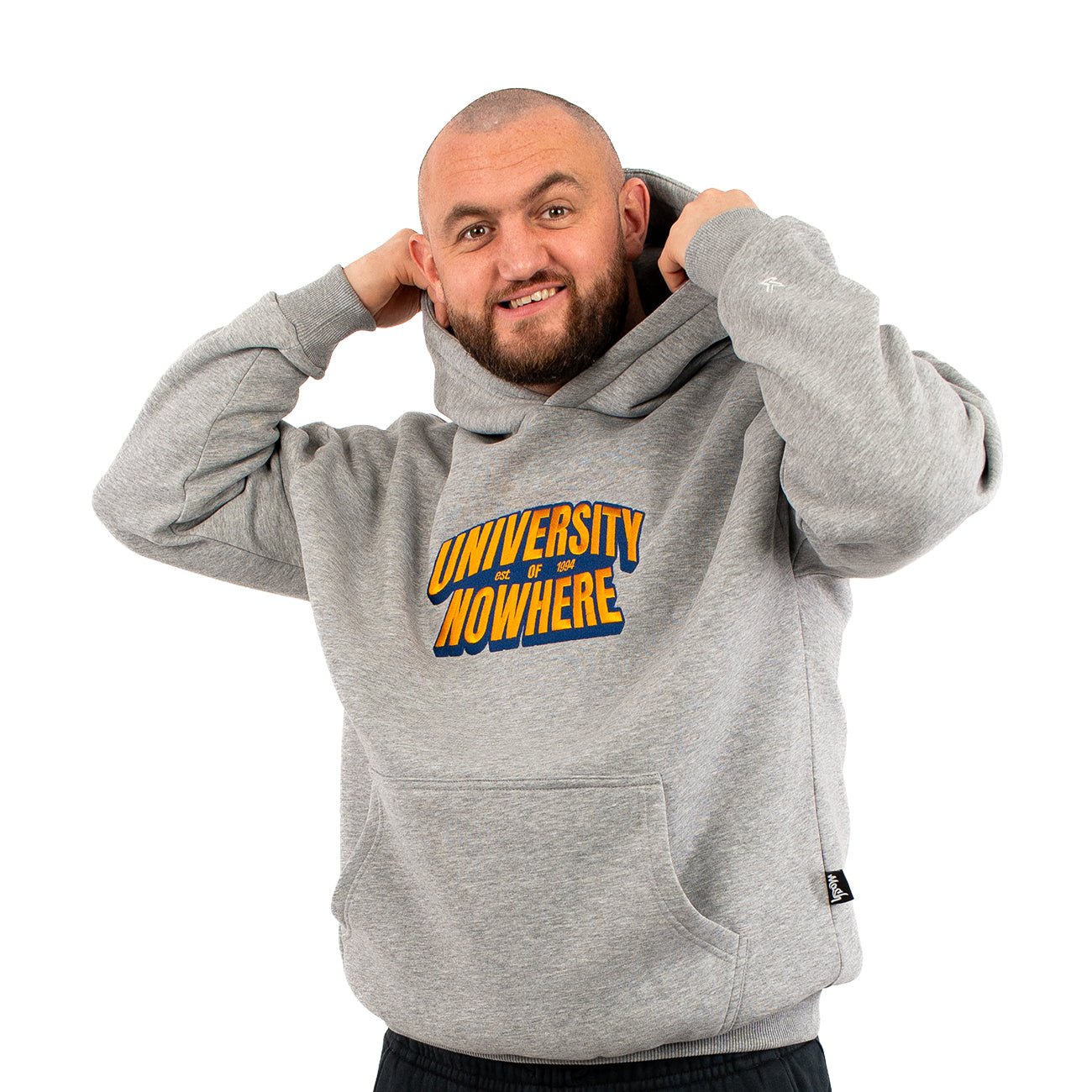 University Of Nowhere Hoodie – Grey Marl - Kecks