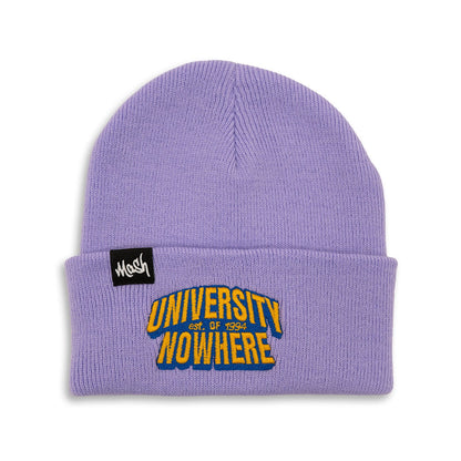 University Of Nowhere Lavender Beanie Hat - Kecks