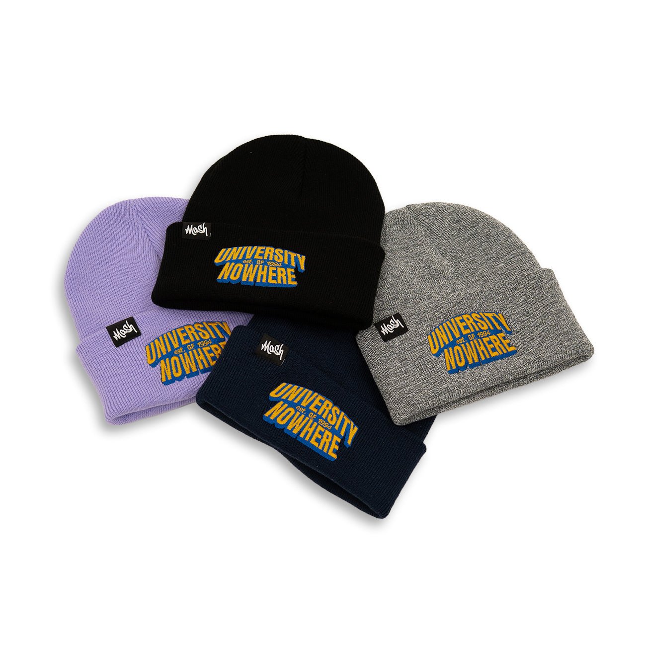 University Of Nowhere Lavender Beanie Hat - Kecks