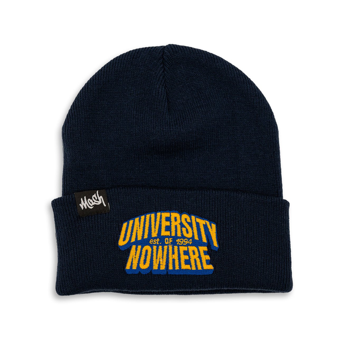 University Of Nowhere Navy Beanie Hat - Kecks