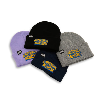 University Of Nowhere Navy Beanie Hat - Kecks