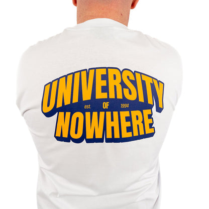 University Of Nowhere Tee – White - Kecks